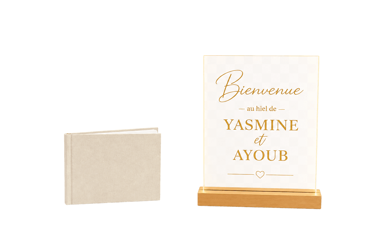 Pack livre d'or + panneau